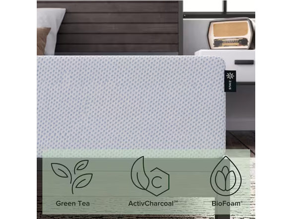 Zinus Queen Medium Soothe Cooling Gel Memory Foam 10 in. Mattress