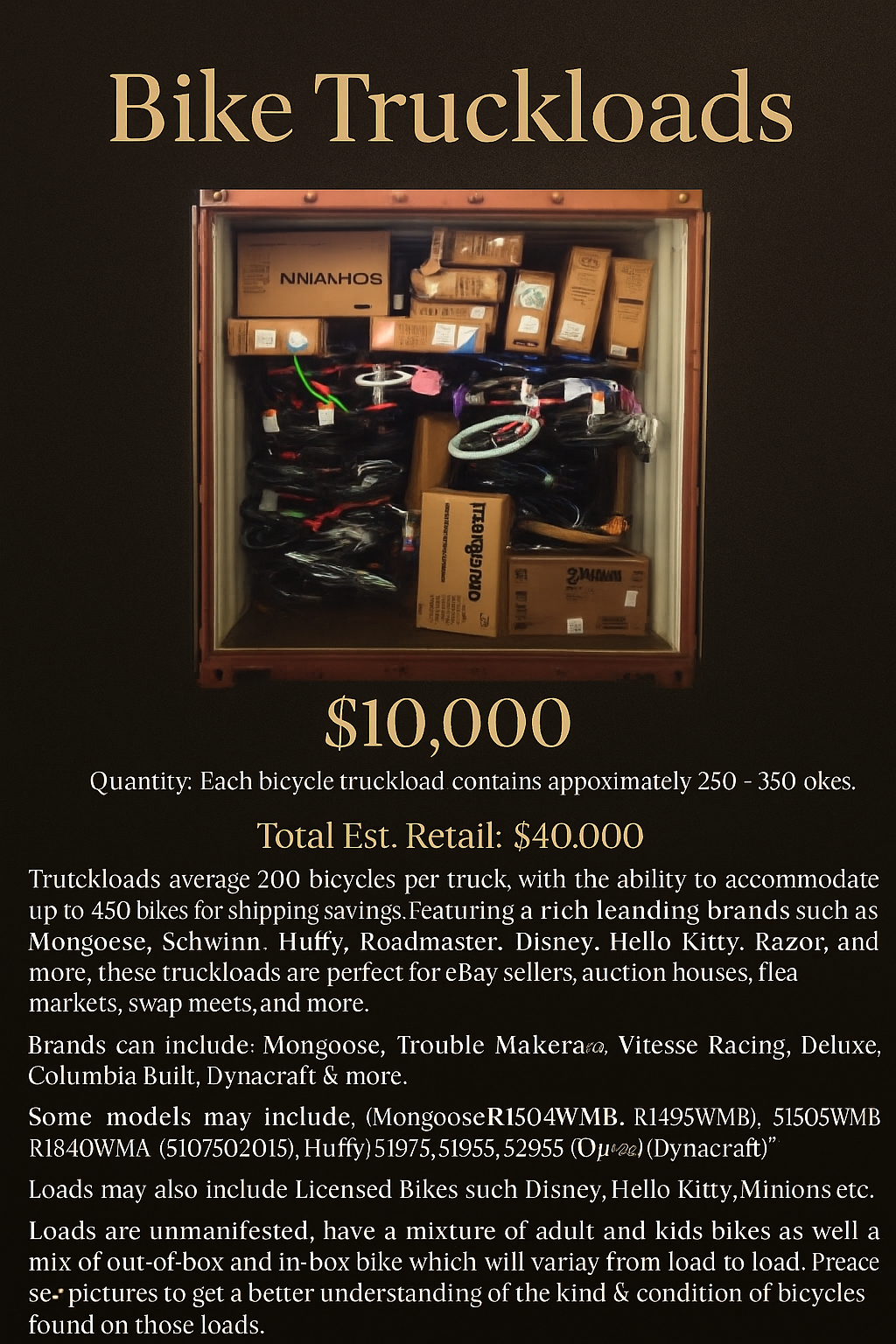 Bike Truckload