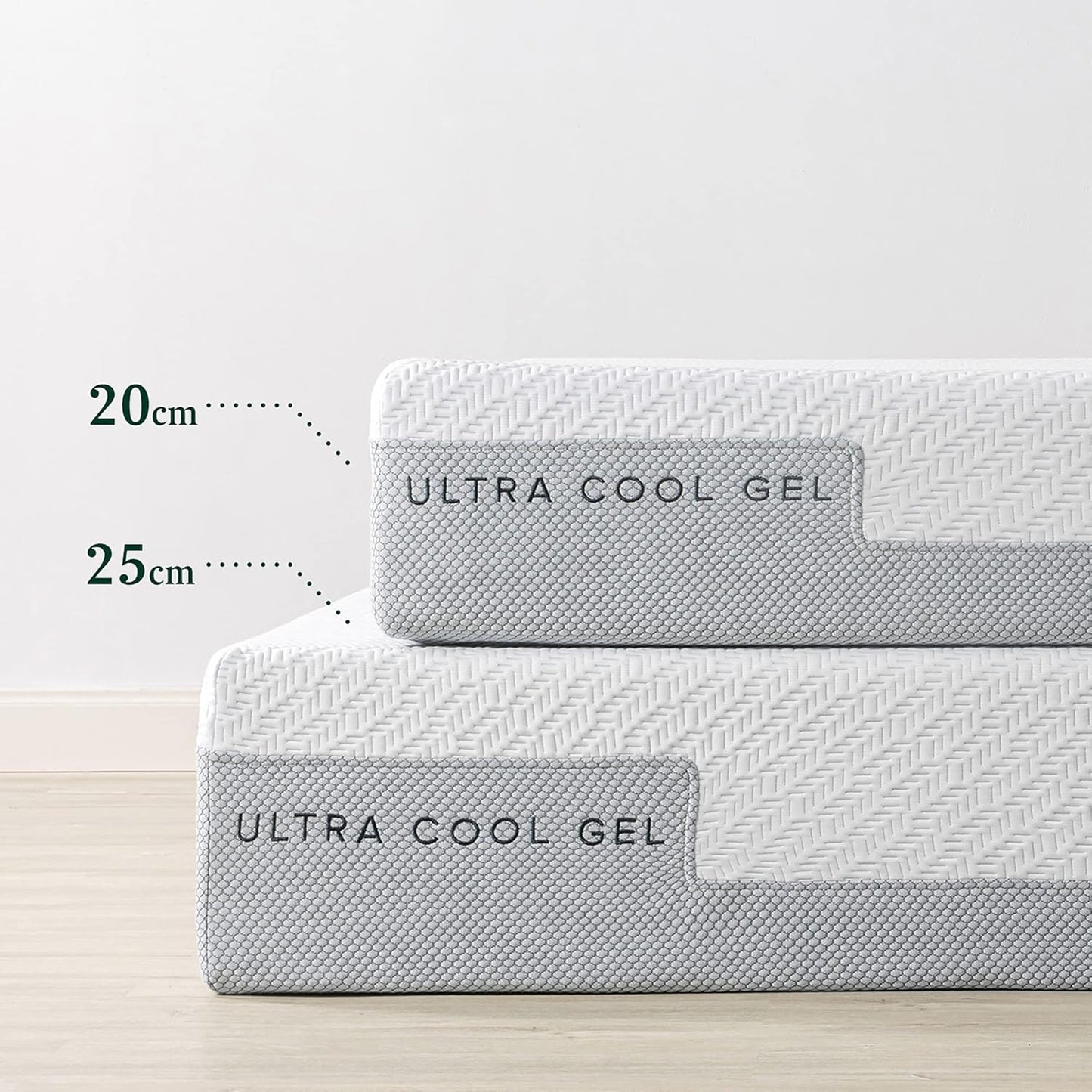 ZINUS 8 Inch Ultra Cooling Gel Memory Foam Mattress, King, Cool-to-Touch Soft Knit Cover, Pressure Relieving, CertiPUR-US Certified, Mattress in A Box, All-New, Made in USA