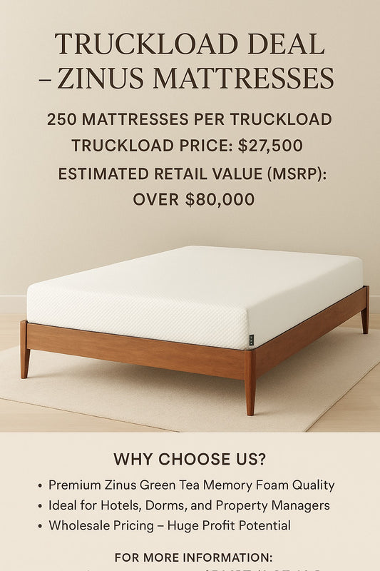 Zinus Mattress Truckload