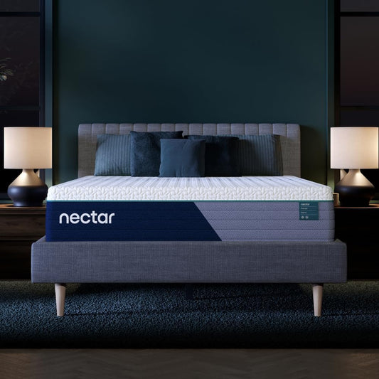 Nectar Premier Hybrid 13” Queen Mattress - Medium Firm - Memory Foam & Innerspring Coils - Cooling Upgrade - 2” Pressure Relief Layer - Mattress in a Box - 365-Night Trial & Forever Warranty