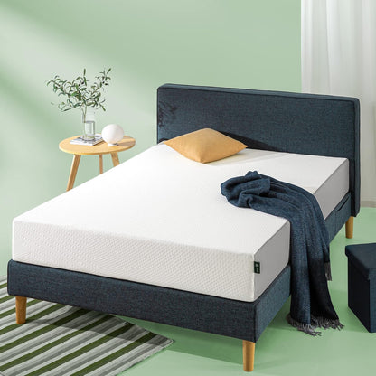 ZINUS Cooling Essential Memory Foam Mattress, Queen, White