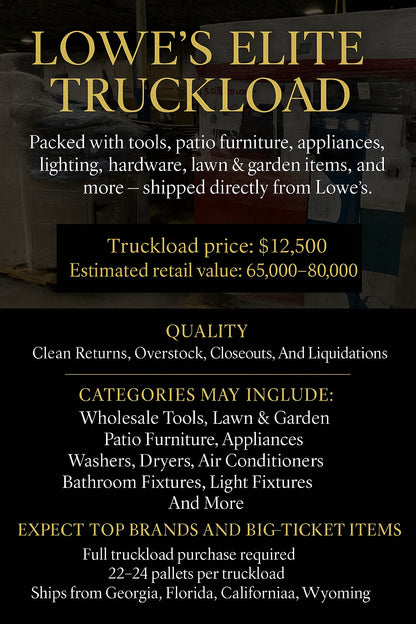 Lowes Elite Truckload