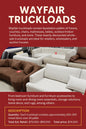 Wayfair Furniture Truckload